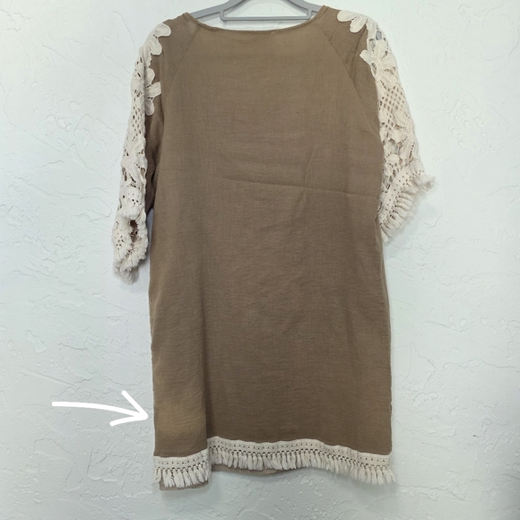 UMGEE USA Tan Crochet Dress - Picture 11 of 11